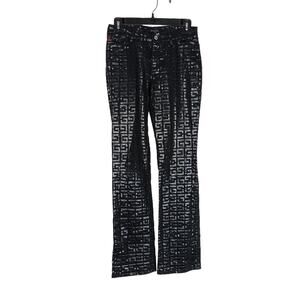 Guess Monogram Printed Glamour Jeans Size 26